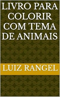 Livro Livro Para Colorir Com Tema de Animais