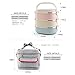 Lunch Box High Quailty Stainless Steel Bento Box Anti-leak 3-Tier Heat/cold Insulated With Lock Bag Food Container Including Flatware Set Spoon and Chopsticks For Student Adult For Travel Work Office