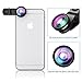 VicTsing 3-in-1 Clip 180 Drgree Fish Eye Lens Plus Wide Angle Lens Plus Micro Lens,Easy Use Camera Lens Kits