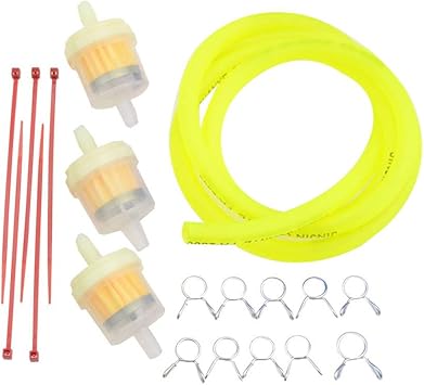 Amazon Com Goofit Fuel Filter Line Spring Clips Clamps Tube Hose Inner Diameter Motorcycle Oil Gasoline Universal For Dirt Atv Moped Scooters Pack Pocket Bike Yellow Automotive