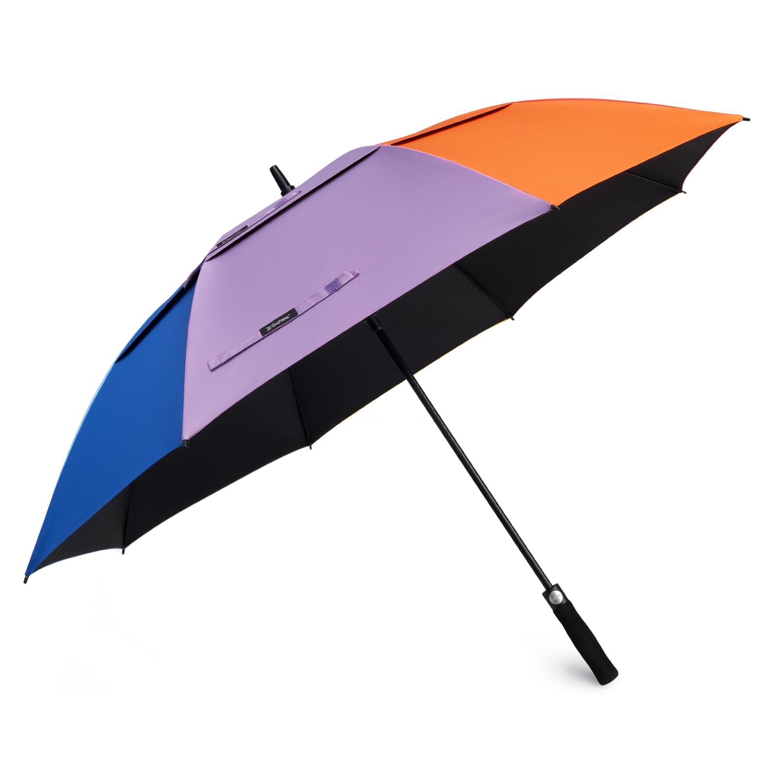 G4Free 46/54/62/68/72/80 Inch UV Protection Windproof Sun and Umbrella Golf Umbrella Auto Open Double Canopy Ventilated Plus Size for Men and Women