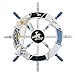 WINOMO 18-Inch Wheel Wall Decor Nautical Decor Nautical Boat Steering Wheel