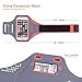 Triomph Armband for iPhone 8, 7, 6, 6S, Se, 5, 5C with Screen Protector and Key Cards Money Holder for Running, Workouts, Jogging - Orange