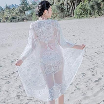 white beachwear dress