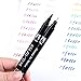 24 Marker Pens - Dual Tip Brush Pens with Fineliner Tip 0.4mm Art Markers for Adult Coloring Books, Drawing, Underlining (Pack of 24)
