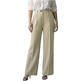 winkbay Women's High Waisted Dress Pants Business Work Wide Leg Dressy Casual Trousers with Pockets