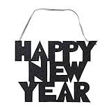 Creative Converting Glitter Happy New Year Sign, 12