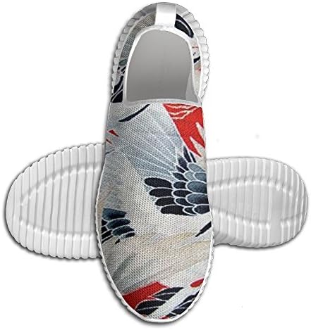 Cool Japanese Crane Themed Men's Running Shoes Comfort Trainer Shoes 90s Sports Shoes Christmas Gifts For High School Boys