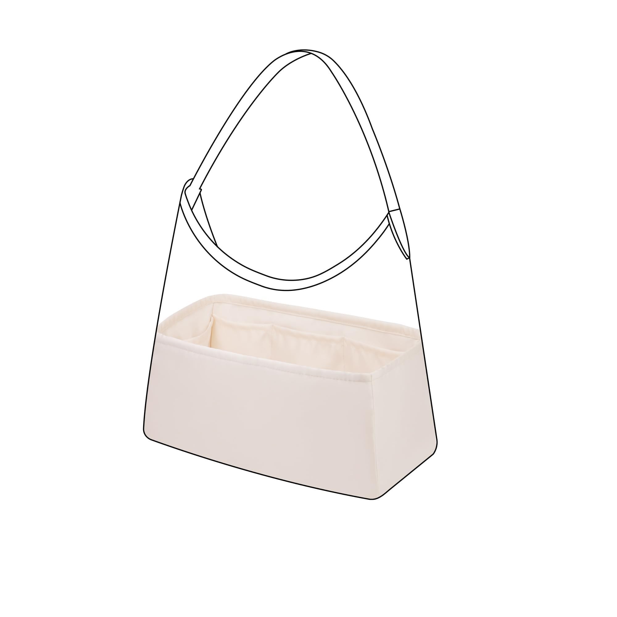 DGAZ Custom Purse Organizer insert For Goyard Hobo