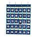 Numbered Classroom Pocket Chart Cell Phones and Calculators Holder Wall Door Hanging Organizer (30 Pockets)