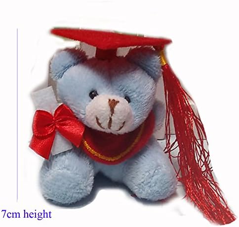ZhinderLand Wholesale Graduation Theme 7cm Mini Teddy Bears With Diplomas Bear, Package of 10 Bears (10 pcs)