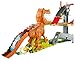 Hot Wheels T-Rex Takedown Playset With Bonus 18 Hot Wheels Cars