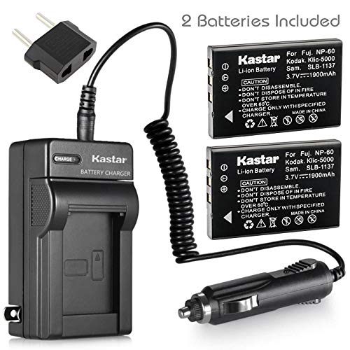 Kastar Battery (X2) & AC Travel Charger for URC 11N09T NC0910 RLI-007-1 MX-810 MX-880 MX-890 MX-950 MX-980 Universal Remote Controls