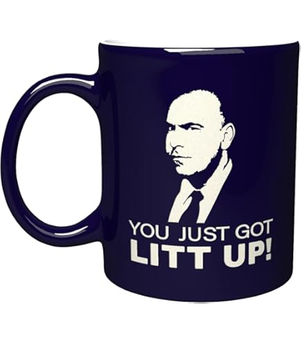 BeeGeeTees 05129 Mug Humoristique Avec Inscription You Just Got Litt Up By Louis Litt! 44 Cl