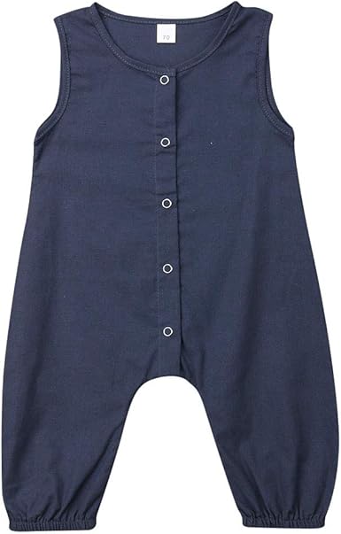 baby boy sleeveless romper