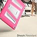 iPad Air 2 Case, i-Blason Apple iPad Air 2 Case ArmorBox [Dual Layer] Convertible [Heavy Duty] Full-Body Protection KickStand Case with Built-in Screen Protector for Kids Friendly 2014 Release (iPad Air 2, Pink/White)