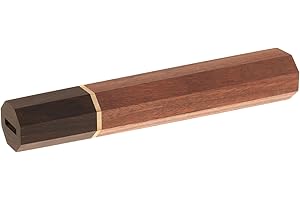 BATHVEVE Japanese Wa Handle Octagon Rosewood Knife Handle 13x2.5x100mm DIY Replacement for Professional Chef