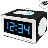 GOgroove LED Alarm Clock MP3 Stereo 6W Speaker with AUX-In, USB or SD Card Port - Works With Apple iPod , Samsung Galaxy Player , PONO Player , Lonve & More! *Includes Micro-USB Cable*