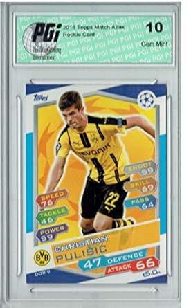 Amazon.com: Christian Pulisic 2016 Topps Champions League #DOR9 Rookie