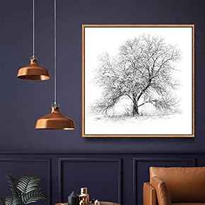 Canvas Wall Art for Living Room, Bedroom Monochrome Image Framed Canvas Prints for Home Decoration Ready to Hang - 16x16 inches