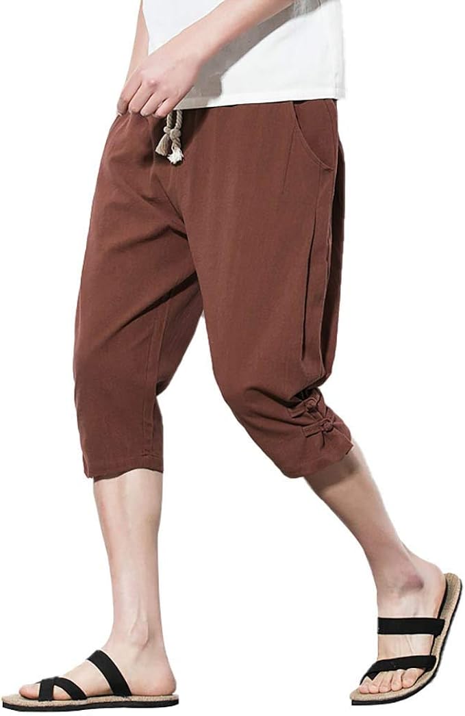 pantaloni corti larghi uomo