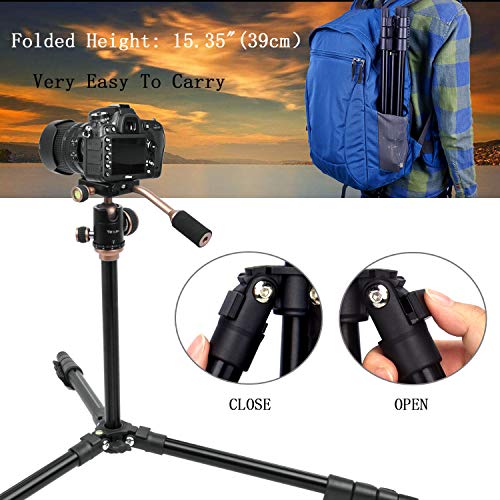 YoTilon Tripod for Camera, Portable Lightweight Travel Camera Tripod