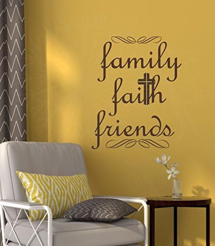Wall Decor Plus More Wdpm3889 Family Faith Friends Religious Words