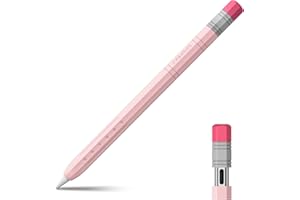 Fintie Silicone Sleeve for Apple Pencil (USB-C), Light Pen Skin Case Cover Soft Protective Anti-Slip Pencil Grip Holder, Supports Magnetic Attachment, Pink