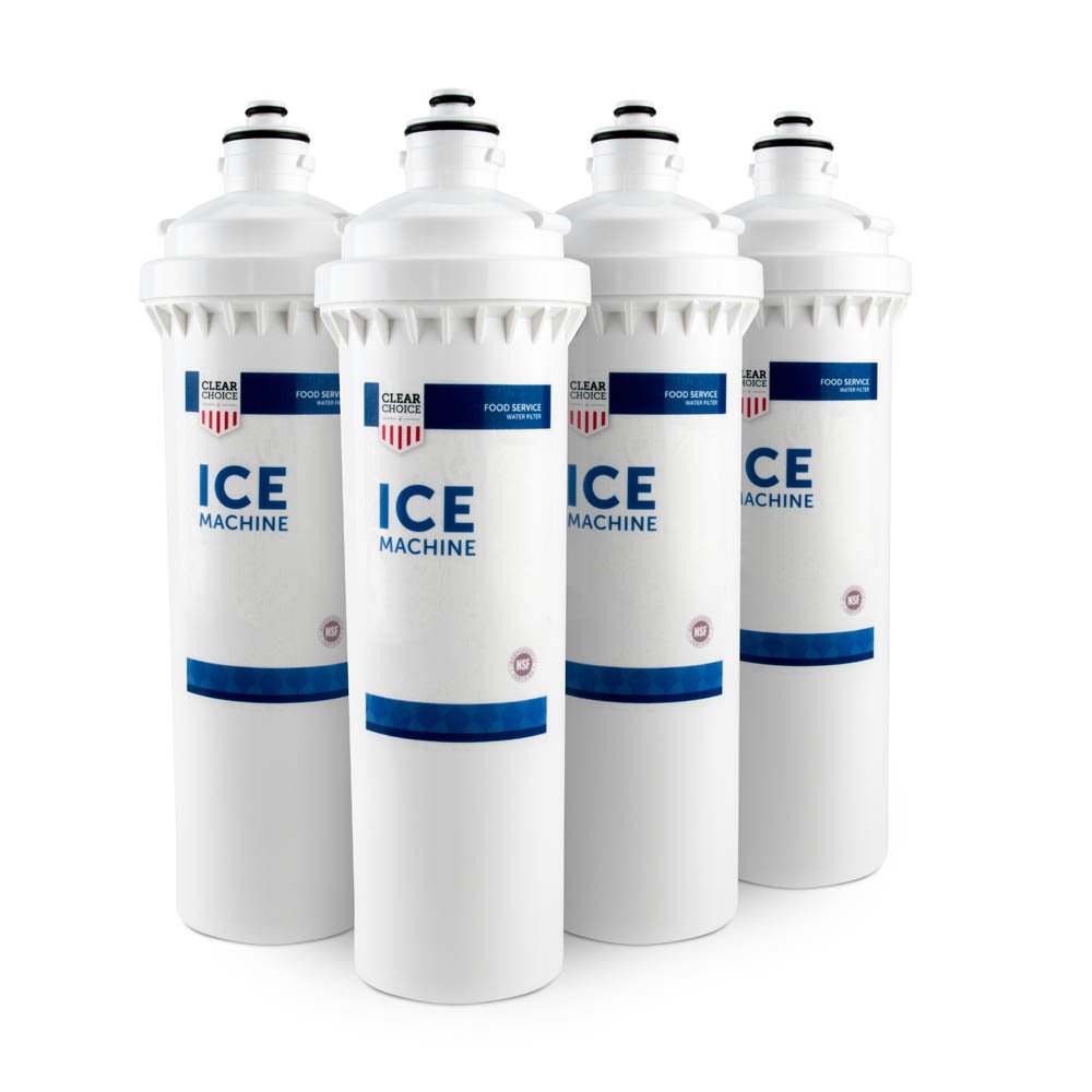 Clear Choice Ice, Coffee, Tea Filtration System Replacement Cartridge for Everpure I2000 Also Compatible with BevGuard BGC3200S, Cuno CFS9112-S CFS9812X-S, 4-Pack