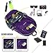 ZOMAKE Lightweight Packable Backpack 35L - Light Foldable Backpacks Water Resistant Collapsible Hiking Backpack - Compact Folding Day Pack for Travel Camping(Purple)