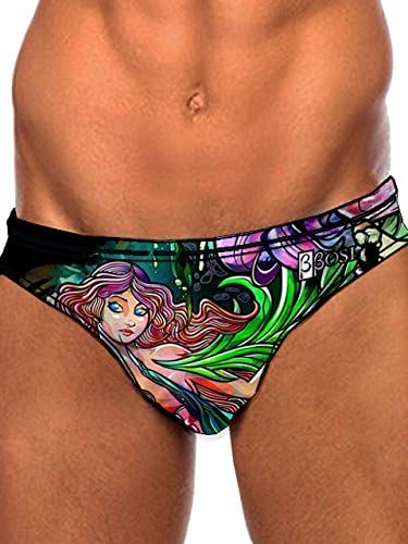 Bbosi Men´s Swimming trunks rainbow waterpolo -bossi
