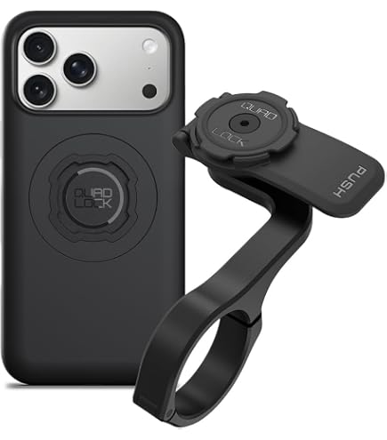 Amazon.com: Quad Lock Out Front Handlebar Bike Phone Mount (V3