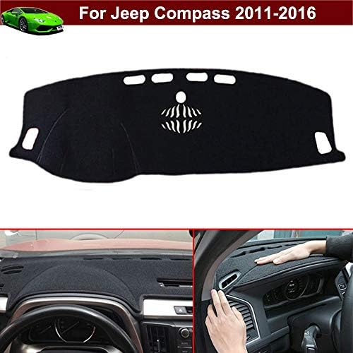 1pcs Non-slip Dash Covers Dashboard Cover Dashboard Mat Dash Mat Dashboard Carpet Dash Carpet Dashboard Pad Dash Pad Sun Visor Cover Custom Fit for Compass 2011 2012 2013 2014 2015 2016