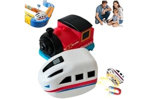 2 Pack Replacement Electric Train Cars, USB Rechargeable Replacement Train Cars, Add-On for Electric Trains Set Tracks, Elect
