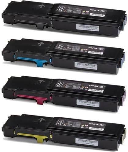 Compatible Replacement for Xerox 106R02744, 106R02745, 106R02746, 106R02747 Four Pack of Color Toner Cartridges.