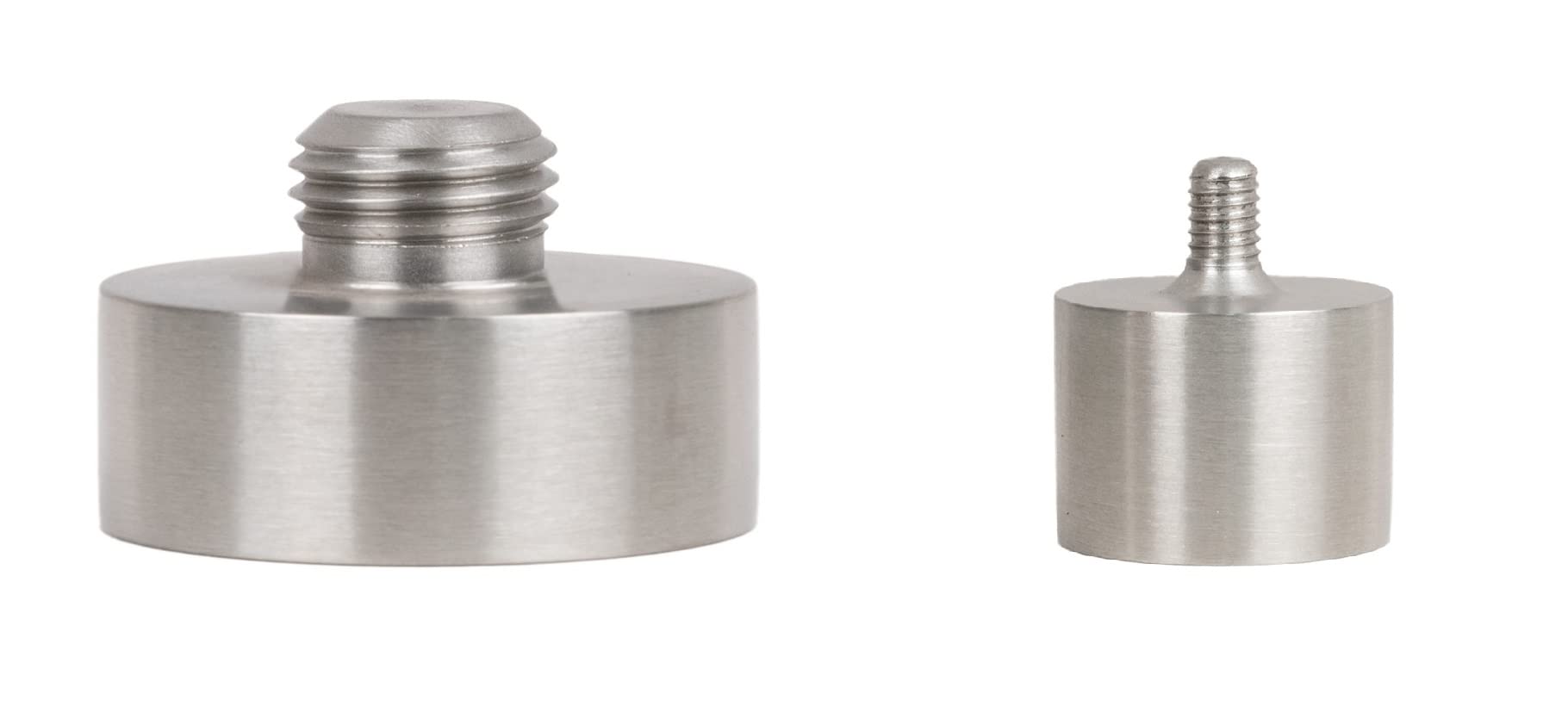 EVI Herrajes Door Stop with Retainer | 13mm Extension Set | for Doors with Floor Height Greater Than 18mm | Stainless Steel | Compatible with Model I-152