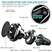 KEKU Magnetic car Mounted Exhaust Outlet Multi-Angle Rotary Phone Holder for Most Mobile Phones 2 Packs (Silver, Black)