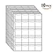 200 Pockets Coin Binders Pages - 1.77 inch Holders 10 pcs Loose-Leaf Sheets Acid-Free Collection Holders for Medallion Coin Stamp Currency Collecting Supplies 45x45 mm / 1.77x1.77 inch CS03220