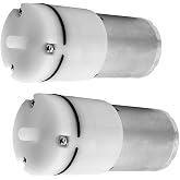 DC 3-6V Aquarium Fish Tank Oxygen Circulate Mini Air Pump Motor, for 370 Micro Air Pump for Sphygmomanometer Massager, Pack of 2