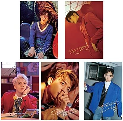 5pcs/set K-POP SHI-Nee Album Transparent Photo Card PVC Cards Self Made LOMO Card Photocard