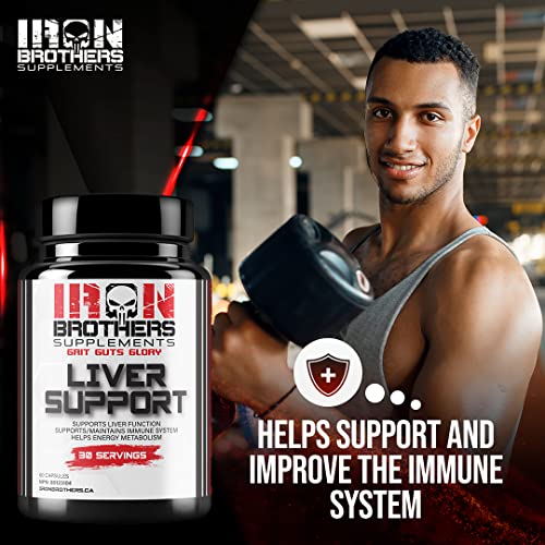 Iron Brothers Supplements Liver Cleanse Detox Supplement with Dandelion Root, Milk Thistle