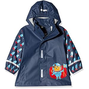 Playshoes Regen-Mantel die Maus Weltraum jongens regenjas (1-Pack)