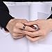 King Will Nature 8mm Tungsten Carbide Ring Inlay with Arrow Wedding Rings Dome Edge