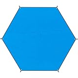 TRIWONDER Waterproof Hexagonal Hammock Rain Fly Tent Tarp Footprint Ground Cloth Camping Shelter Sunshade Beach Picnic Mat fo
