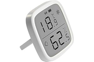ZYNCUE 1pc for SONOFF SNZB-02D Wireless LCD Display Temperature Humidity Sensor Large Screen Temperature and Humidity Sensor