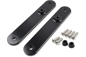 Cnoula11 Front Turn Signal Light Mounting Relocation Bracket Aluminum Black For Harley Electra/Street Glide