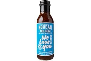 WE RUB YOU Original Korean Bulgogi Kalbi Galbi BBQ Marinade & Sauce Gluten-free, Non-GMO, Vegan, OU Kosher 15oz (pack of 1)