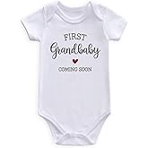 WFHCKT first grandbaby coming soon grandparents pregnancy baby announcement infant Clothes