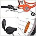 Barbella 26 Inch 3 Wheel Adult Tricycle Bike Cycling Pedal Cruiser Bicycles Folding Basket with Assembly Tools (Orange, 7 Speed)thumb 1