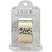 Little B 100439 Decorative Foil Paper Tape, Golden Floral